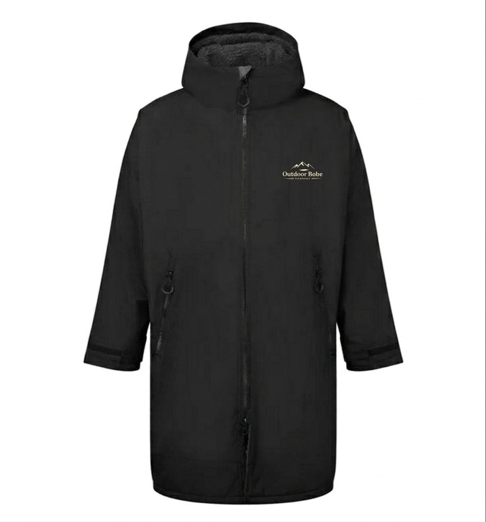 Adults Outdoor Robe - All Black