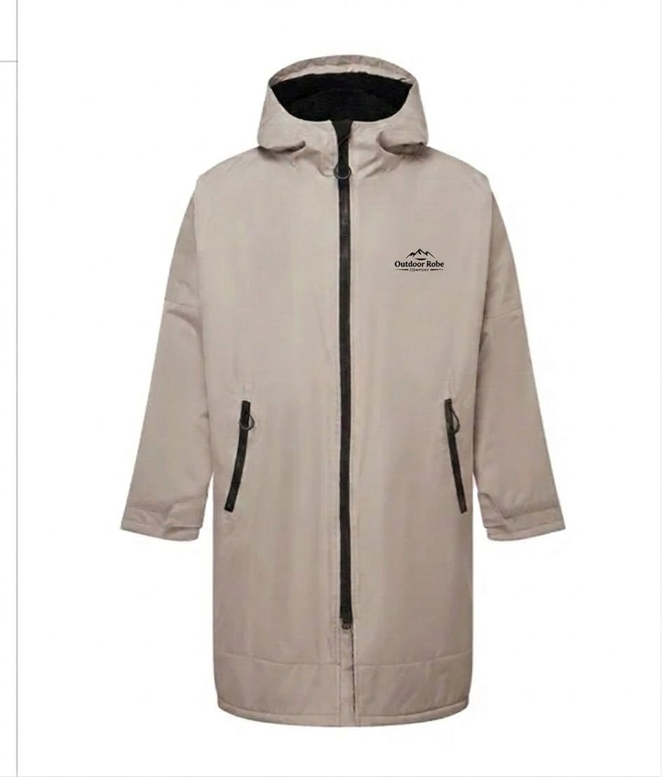 Adults Outdoor Robe - Natural