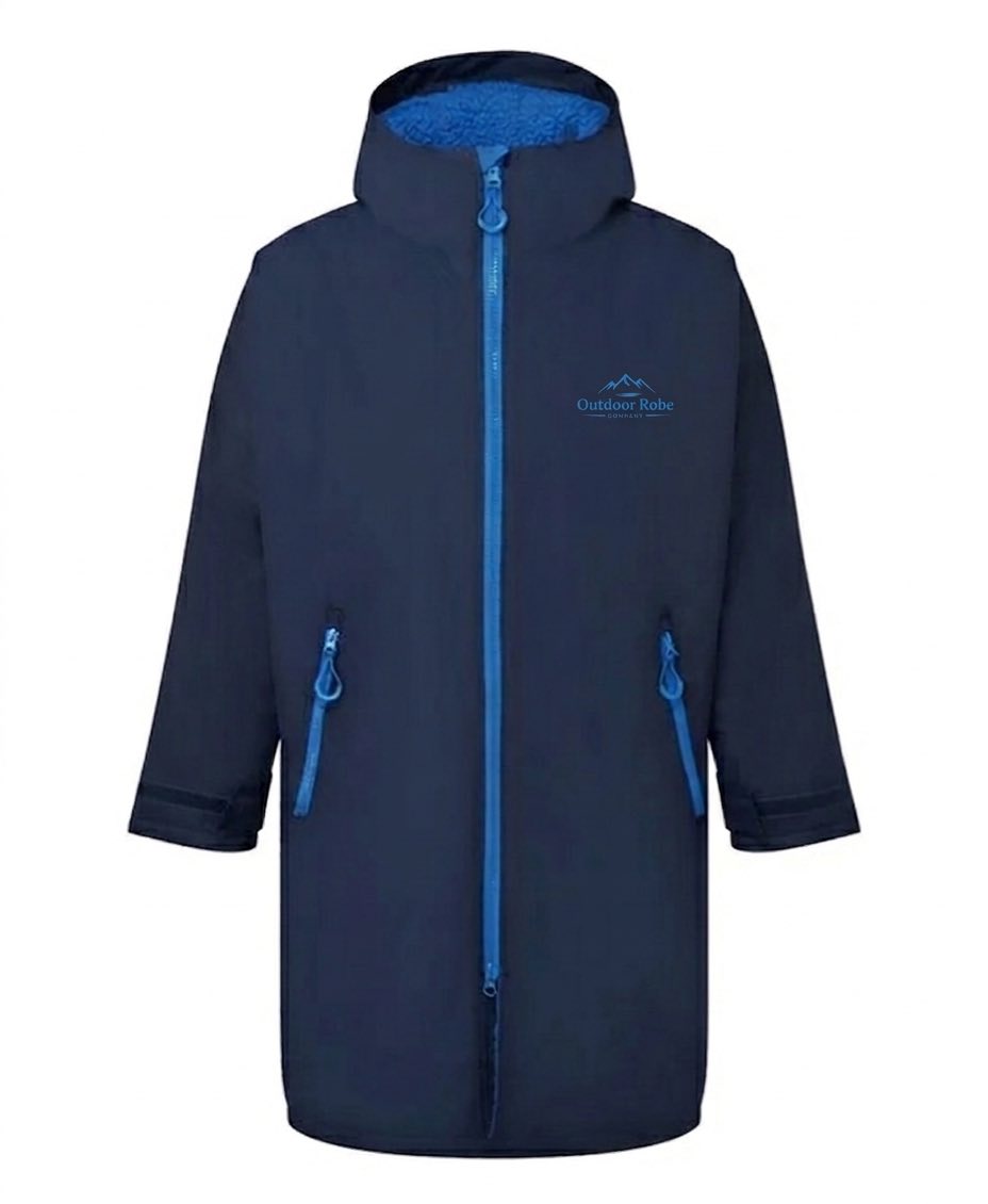 Adults Outdoor Robe - Navy